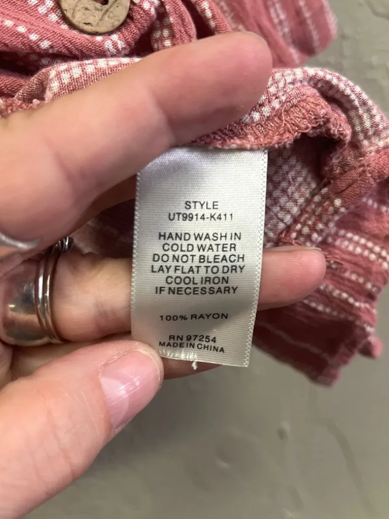 ONE CLOTHING TIE FRONT TOP