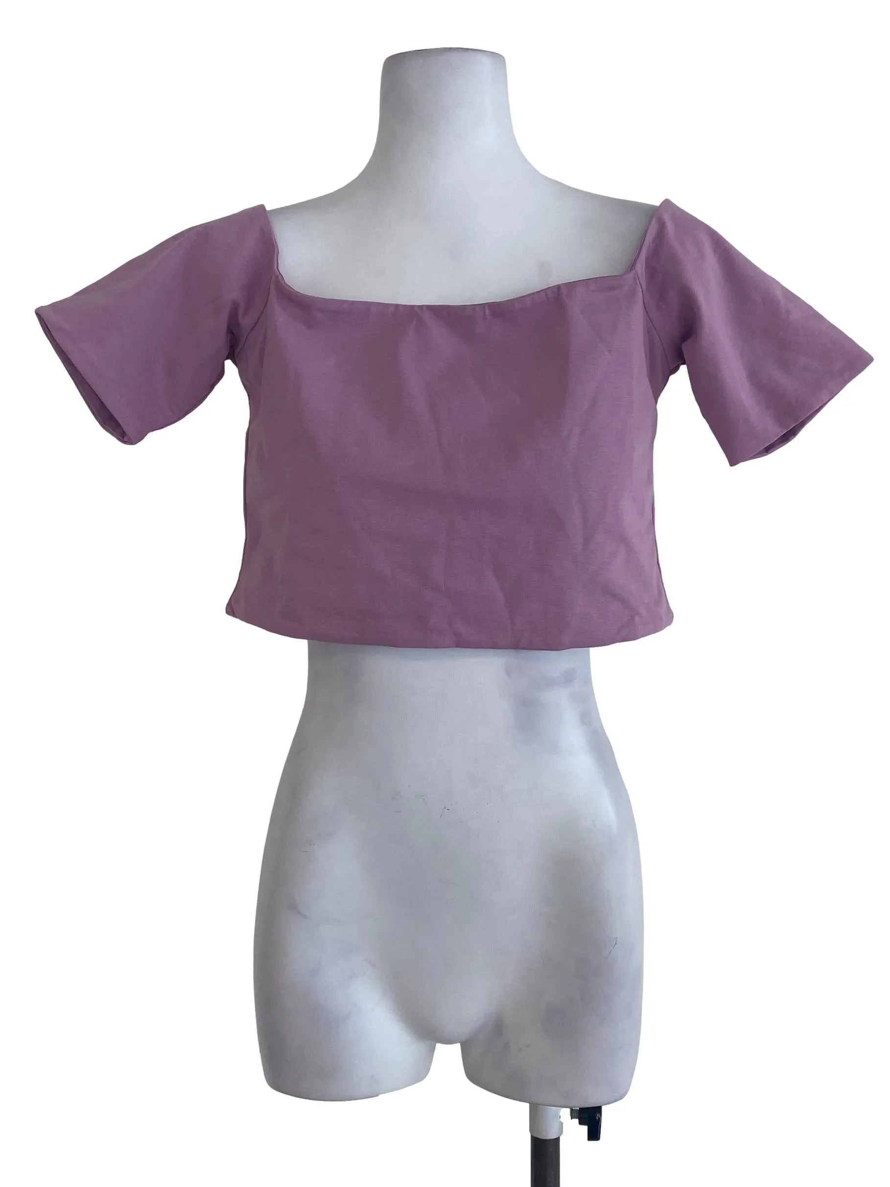 Orchid Plain Crop Top LB