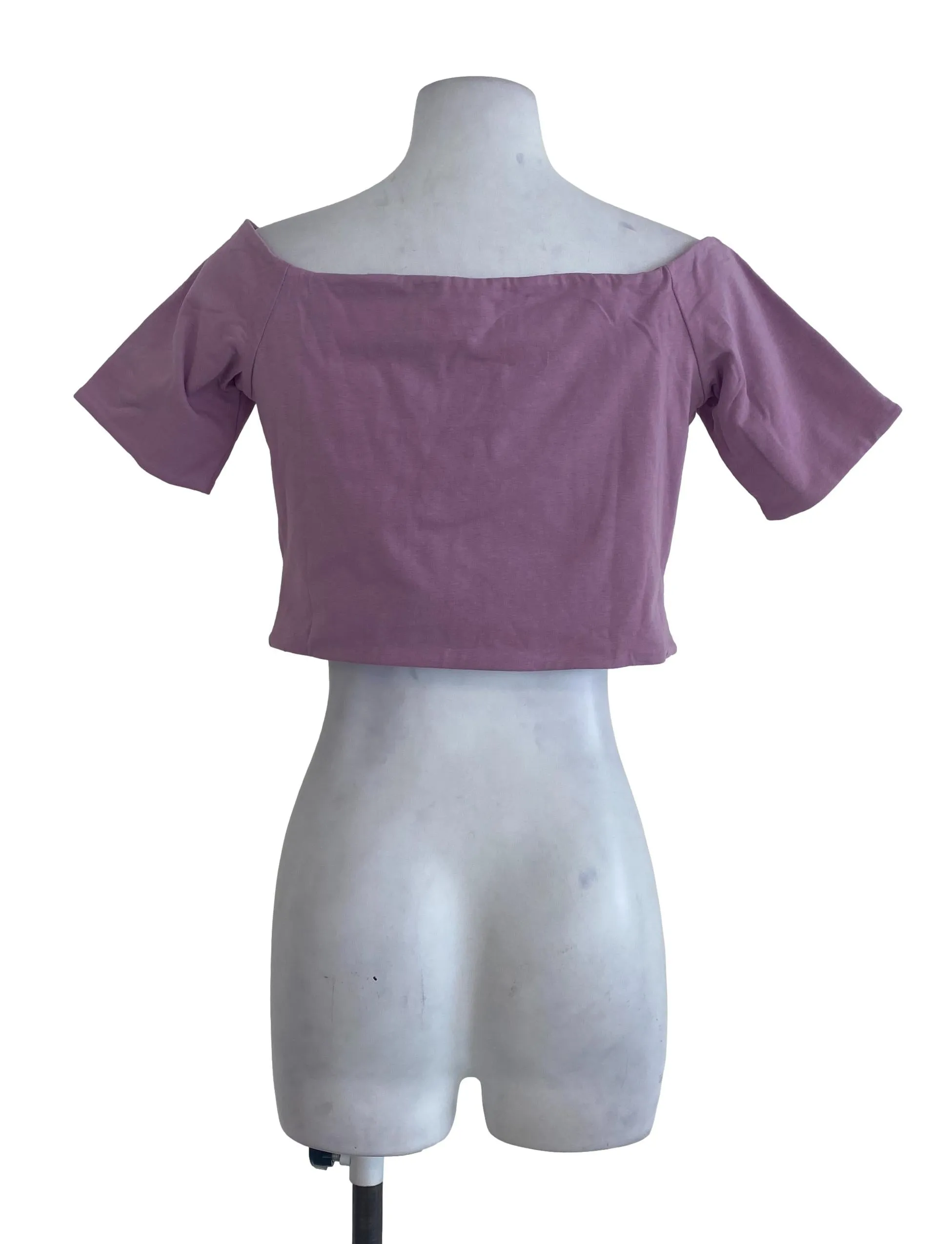 Orchid Plain Crop Top LB