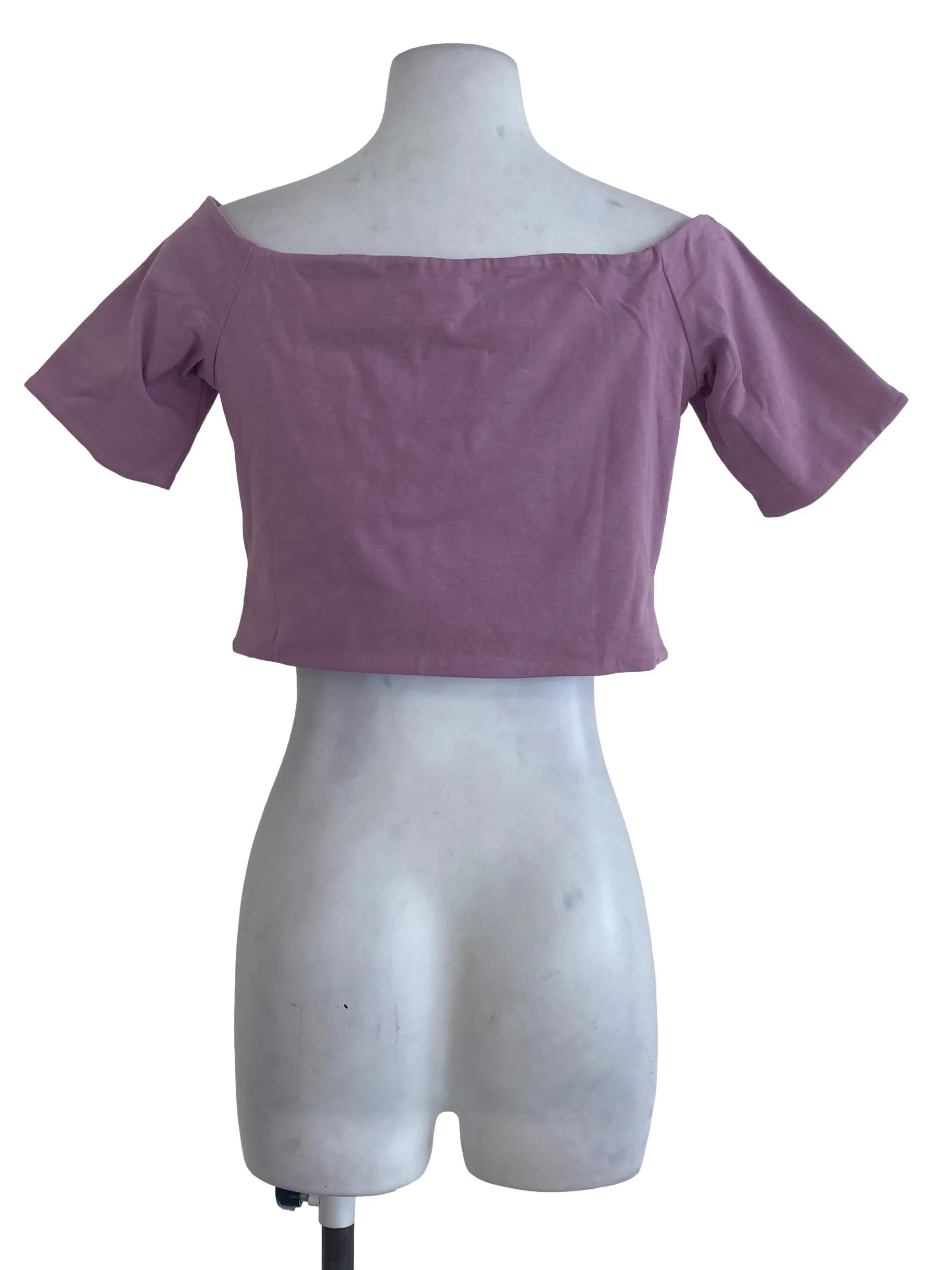 Orchid Plain Crop Top LB