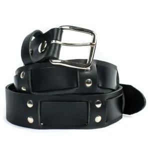 OT121  1 1/2" Studded Strap Belt