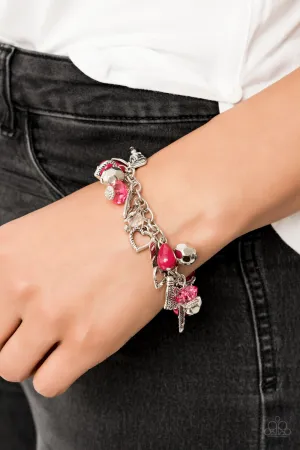 Paparazzi - Completely Innocent - Pink Bracelet