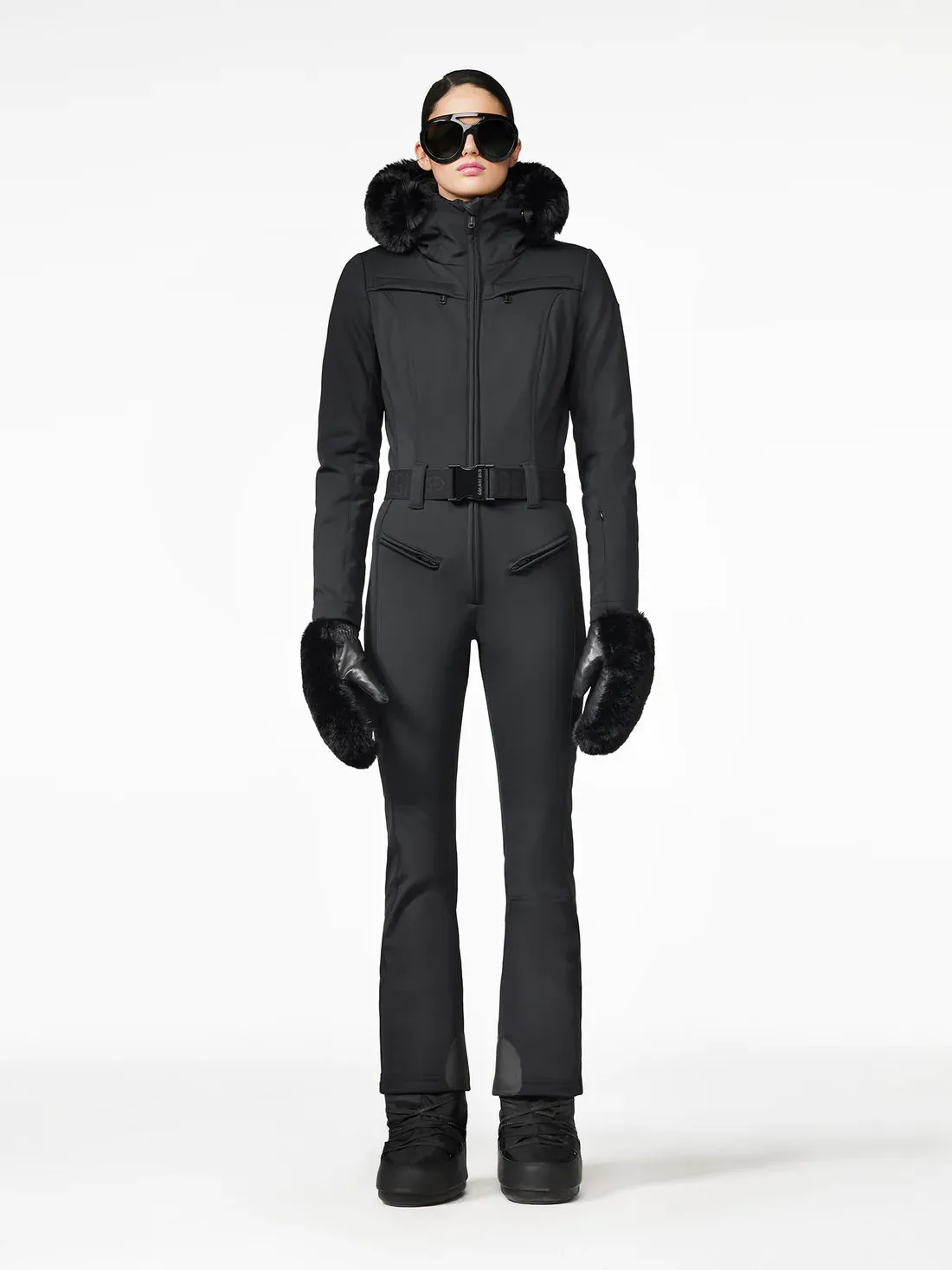 Parry Ski Suit Faux Border W