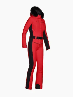 Parry Ski Suit Faux Border W