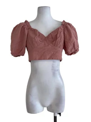 Pink Textured Blouse