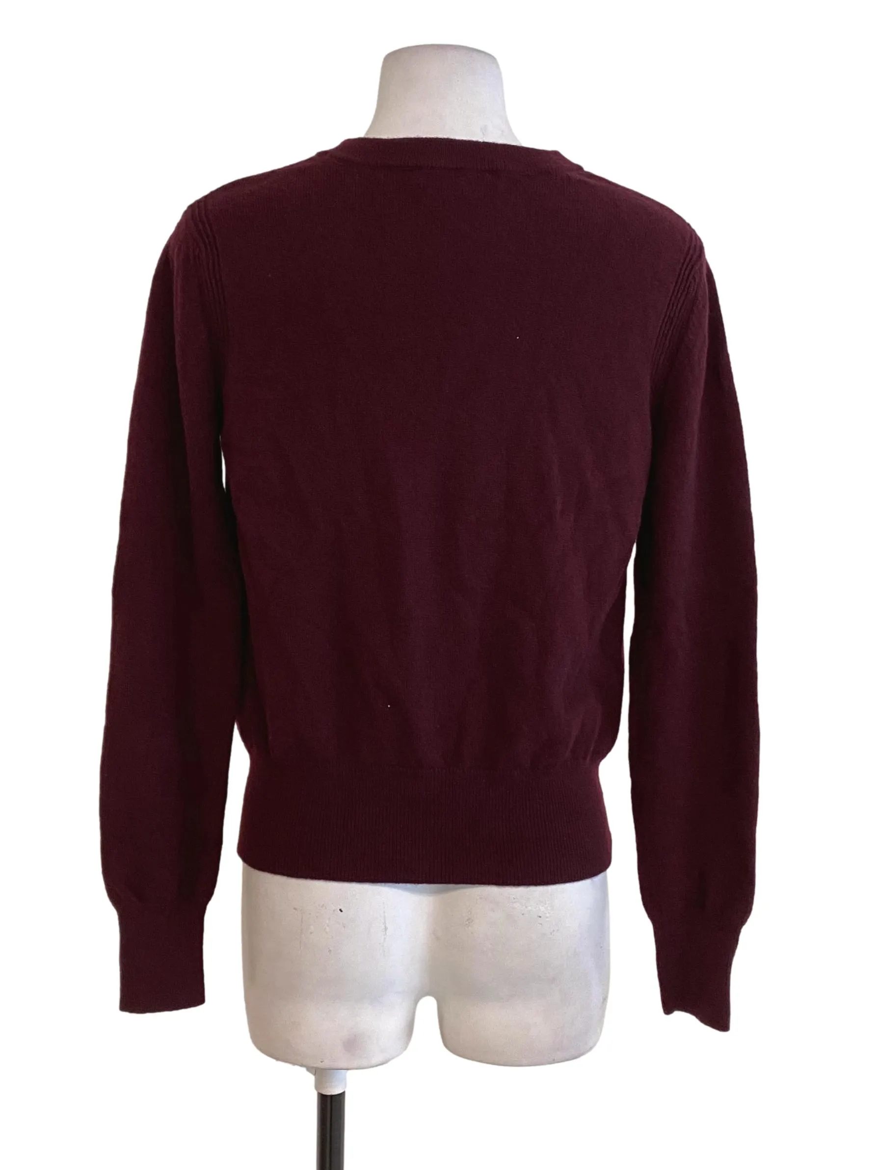 Plum Knitted Top
