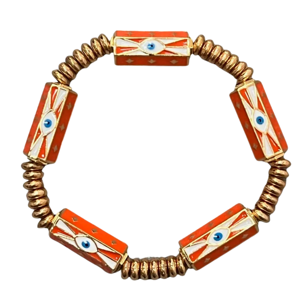 Positive Vibes Bracelet Orange
