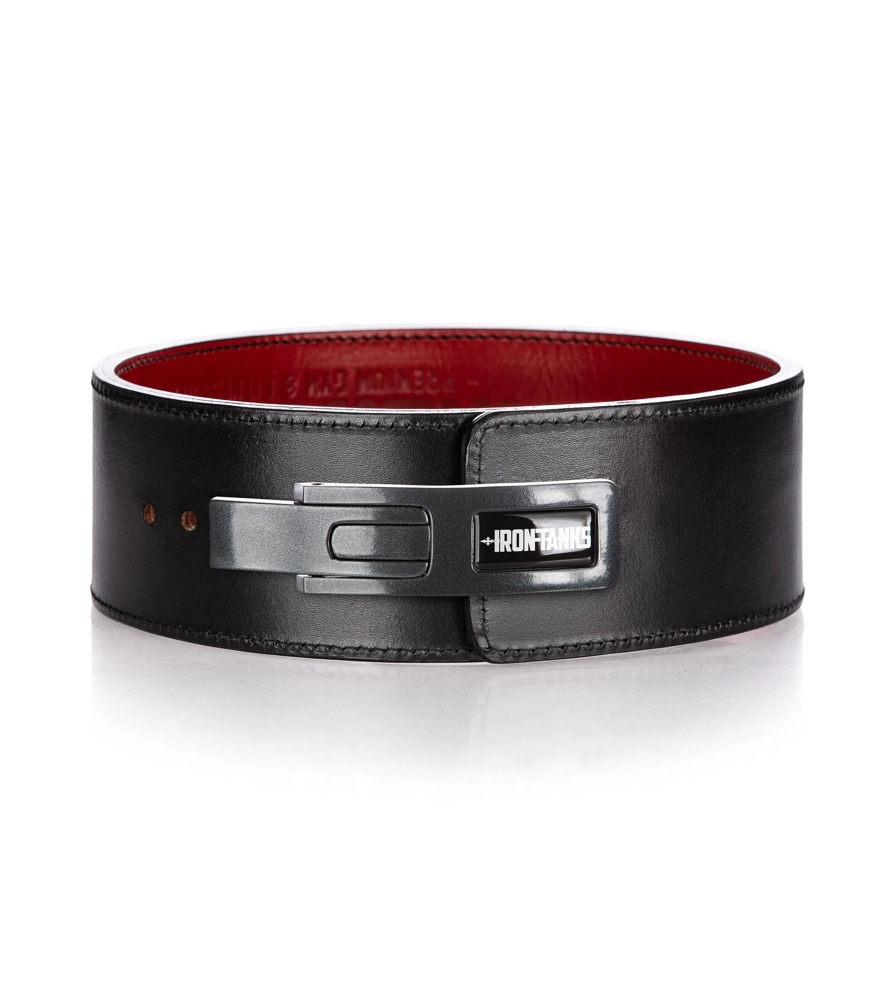 Quake 10mm Lever Belt - Black and Red