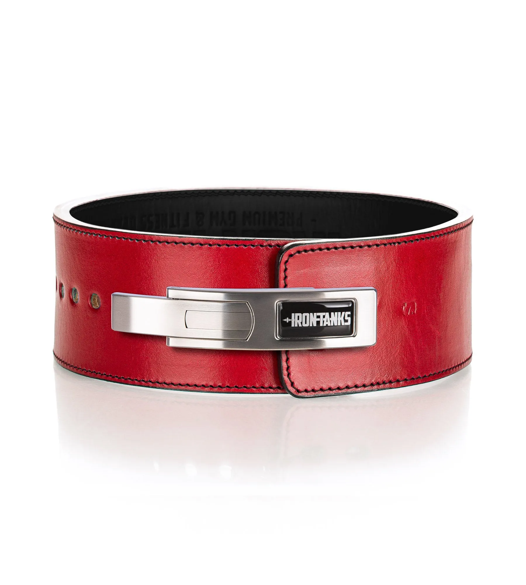 Quake 10mm Lever Belt - Black and Red