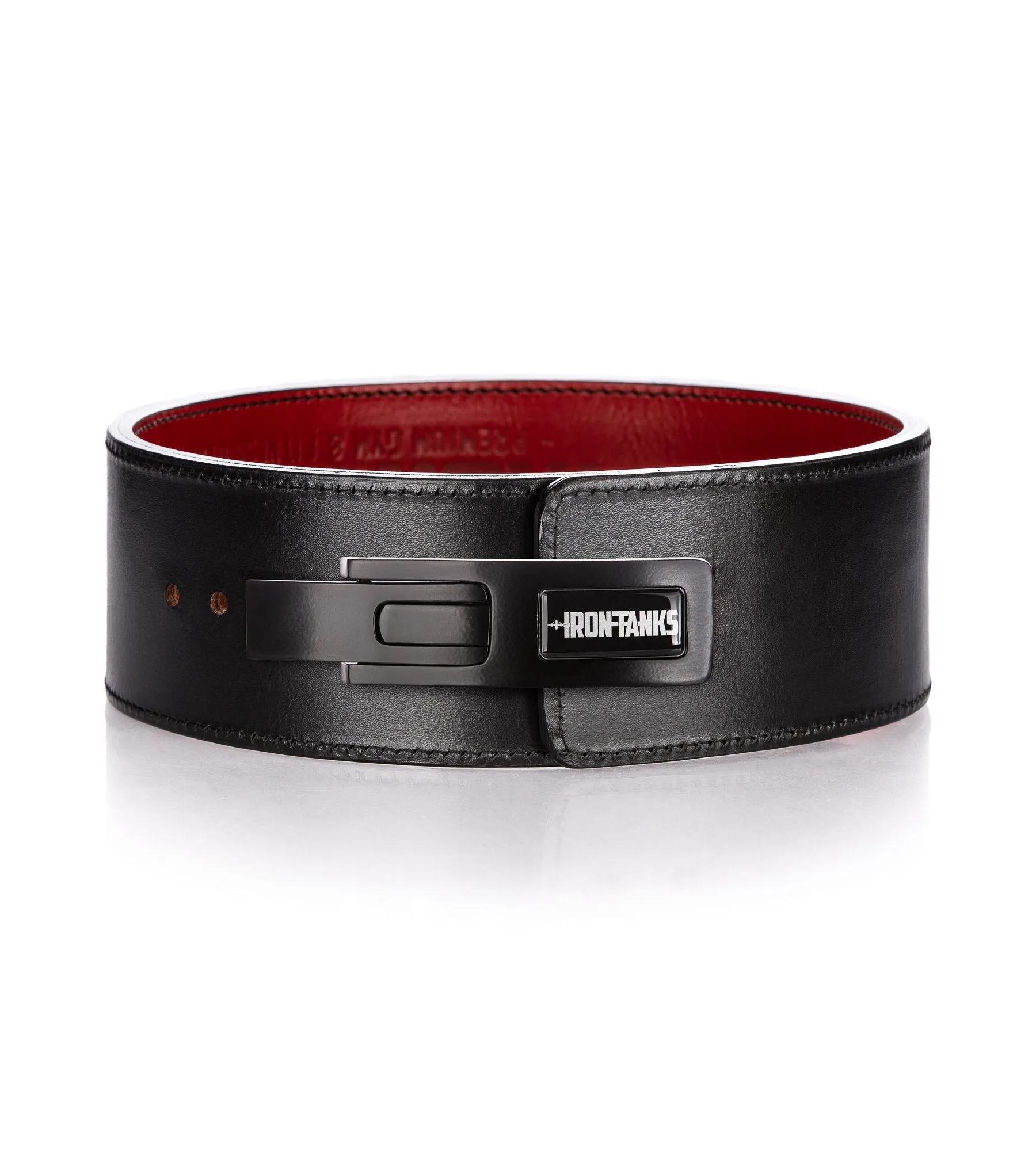 Quake 10mm Lever Belt - Black and Red