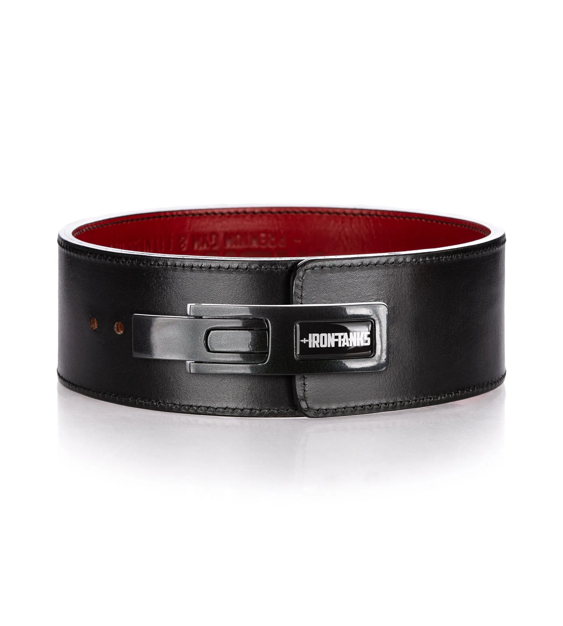 Quake 10mm Lever Belt - Black and Red