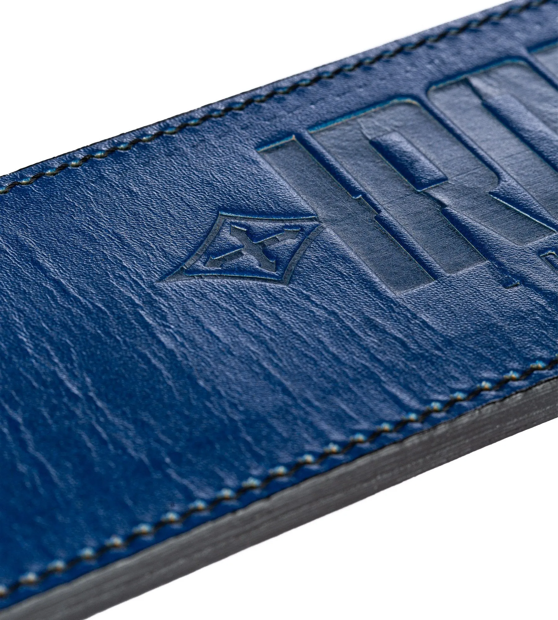 Quake 10mm Lever Belt - Blue and White