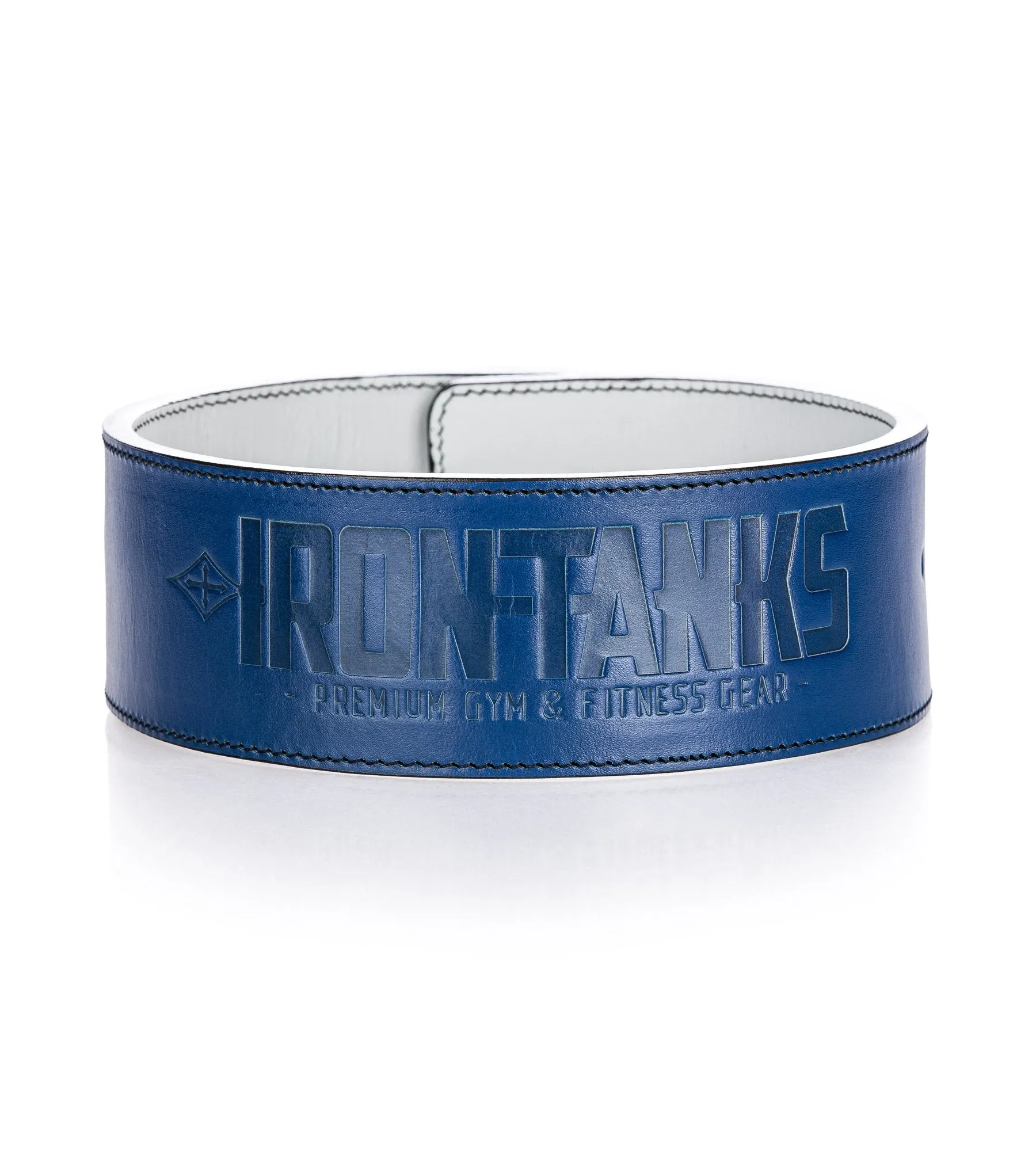 Quake 10mm Lever Belt - Blue and White