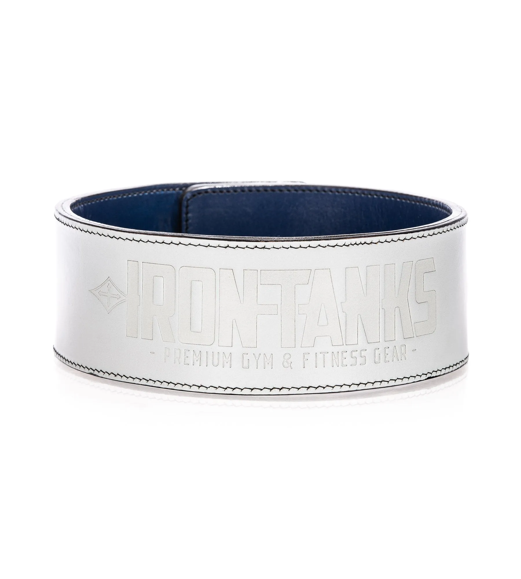 Quake 10mm Lever Belt - Blue and White