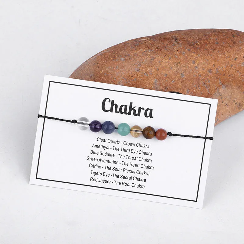 Quartz 'Chakra' Adjustable Bracelet
