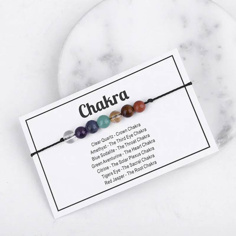 Quartz 'Chakra' Adjustable Bracelet