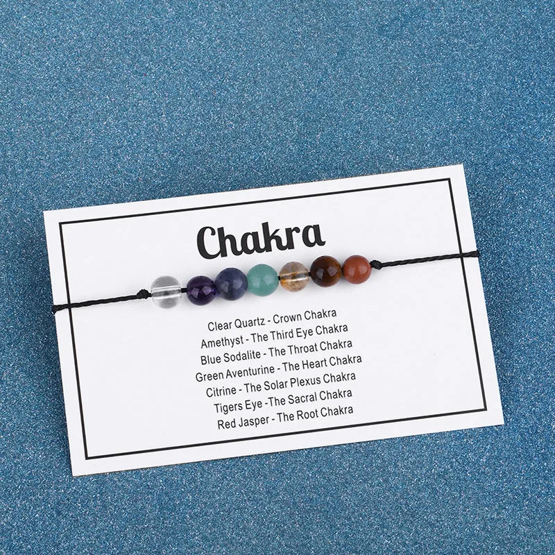 Quartz 'Chakra' Adjustable Bracelet