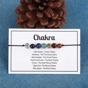 Quartz 'Chakra' Adjustable Bracelet