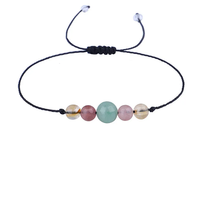 Quartz 'Luck' Adjustable Bracelet