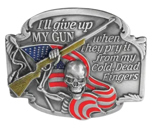 "Liberty and Justice" Belt Buckle