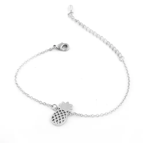 "Tropical Fiesta" Pineapple Charm Bracelets