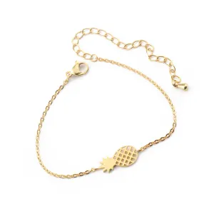 "Tropical Fiesta" Pineapple Charm Bracelets