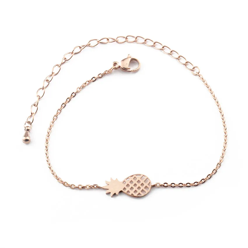 "Tropical Fiesta" Pineapple Charm Bracelets