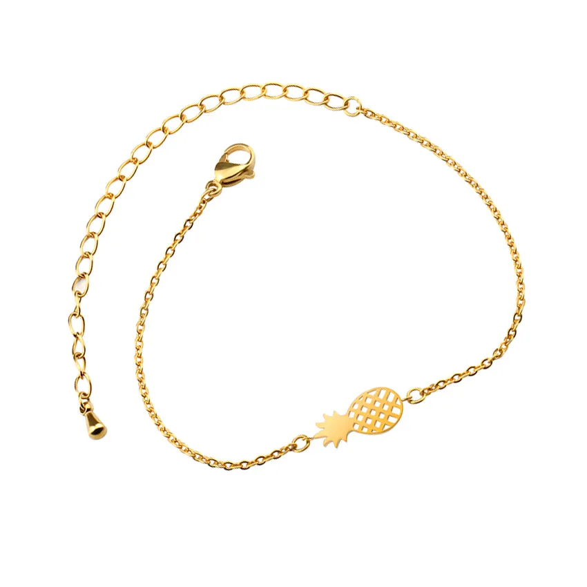 "Tropical Fiesta" Pineapple Charm Bracelets