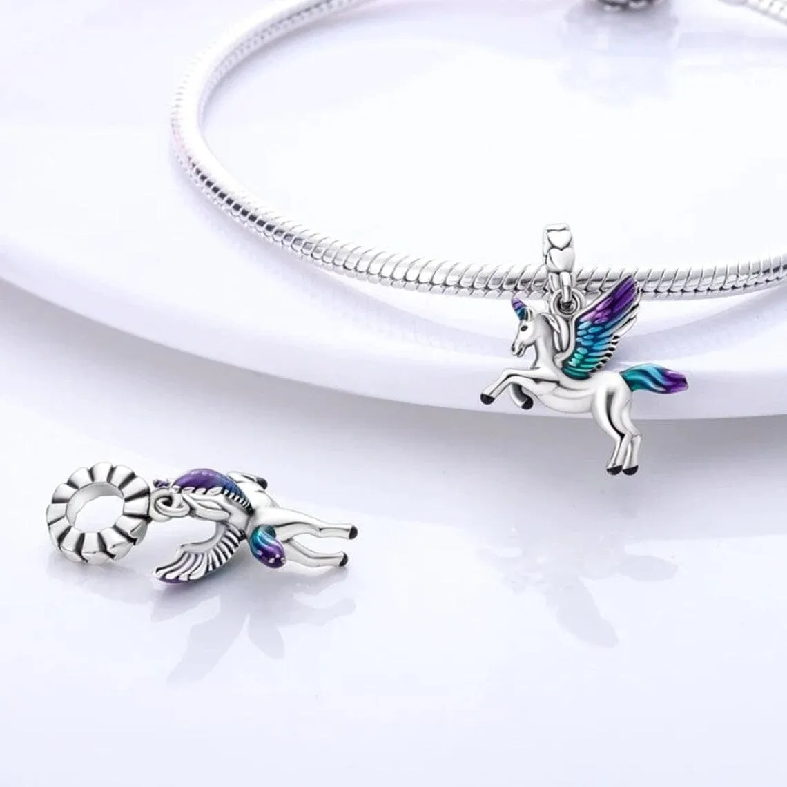 Rainbow Unicorn Charm