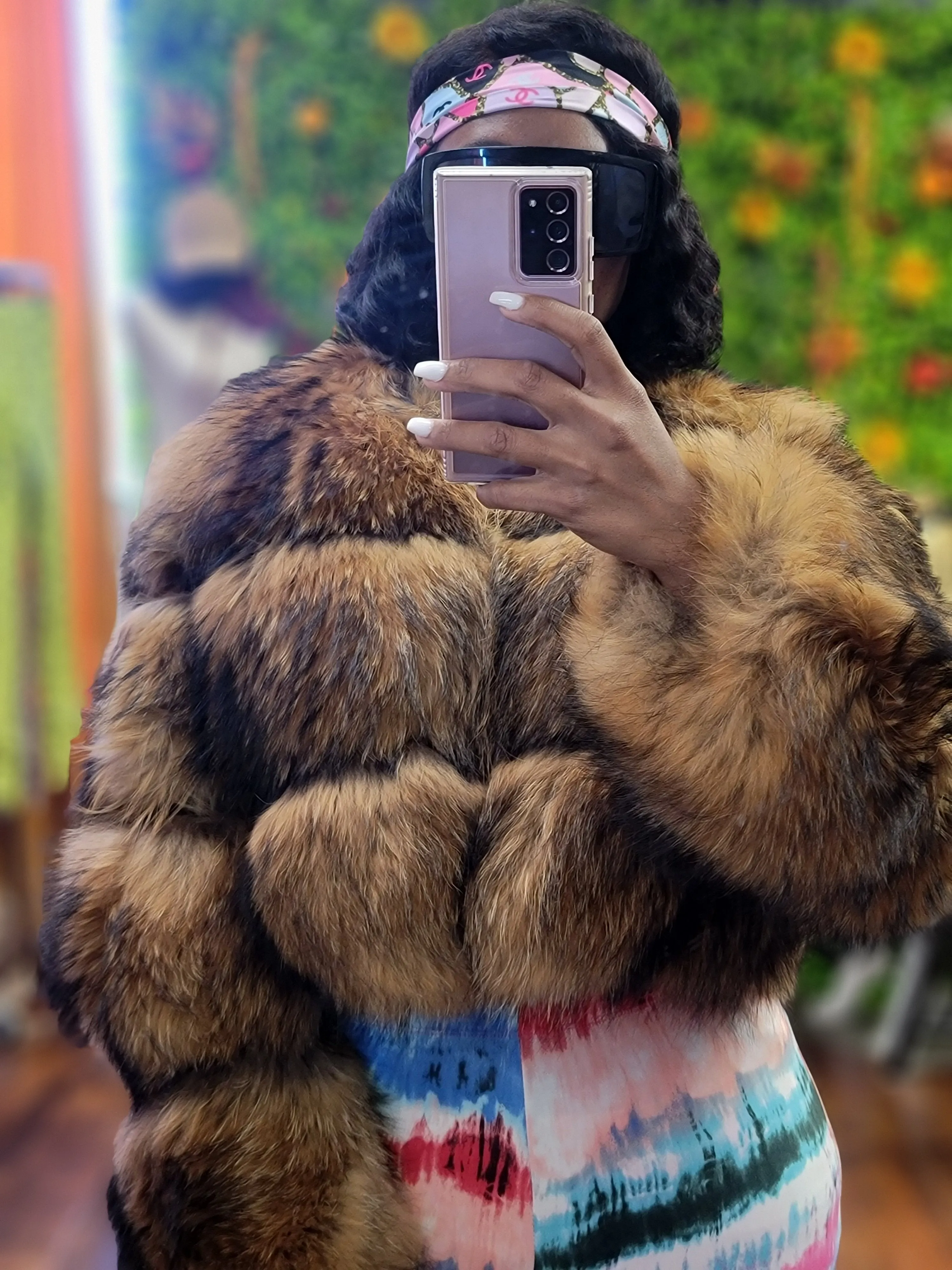 Ramona Raccoon Cropped Fur