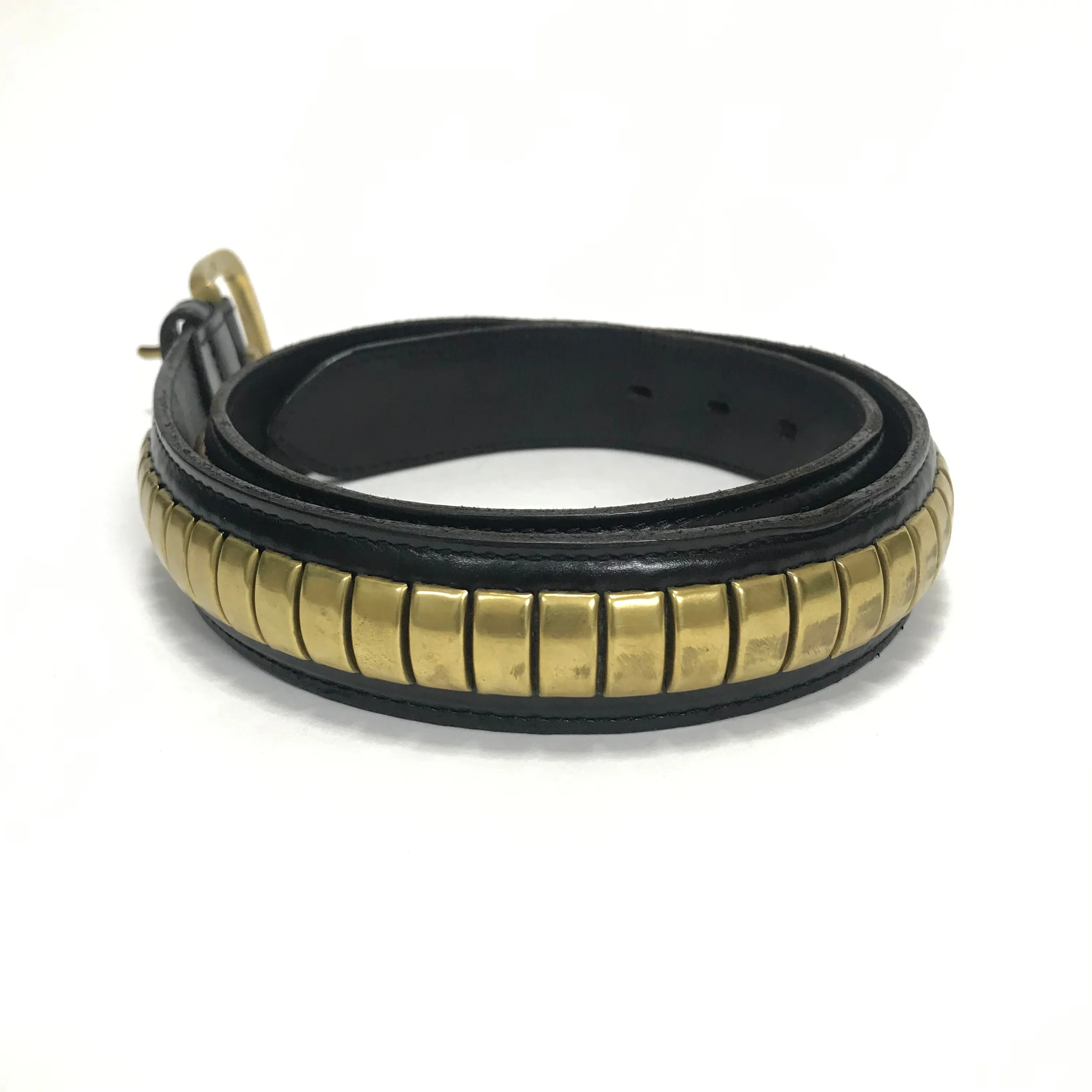 Rats x Undercover Leather / Brass Studded Belt