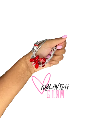 Red Charm Bracelets