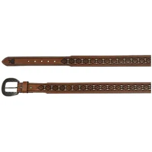 Red Dirt Hat Co Tooled With Ivory Underlay Belt