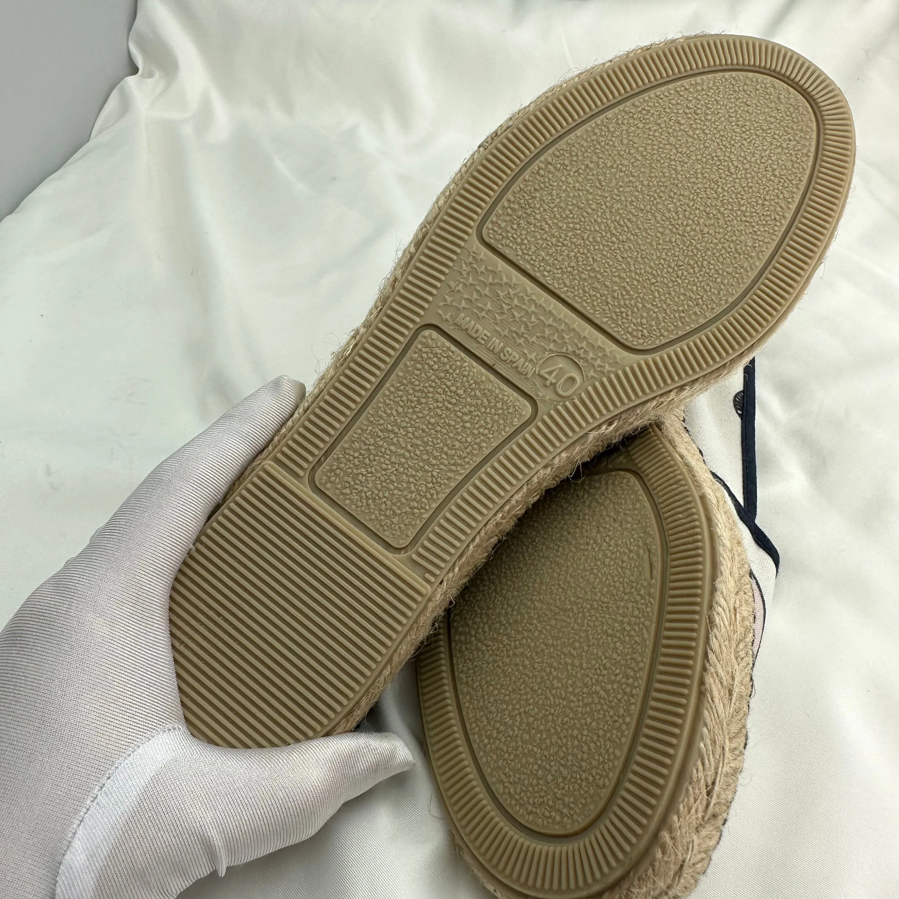 Respoke Fernanda Espadrille Flats in Cream/Multi