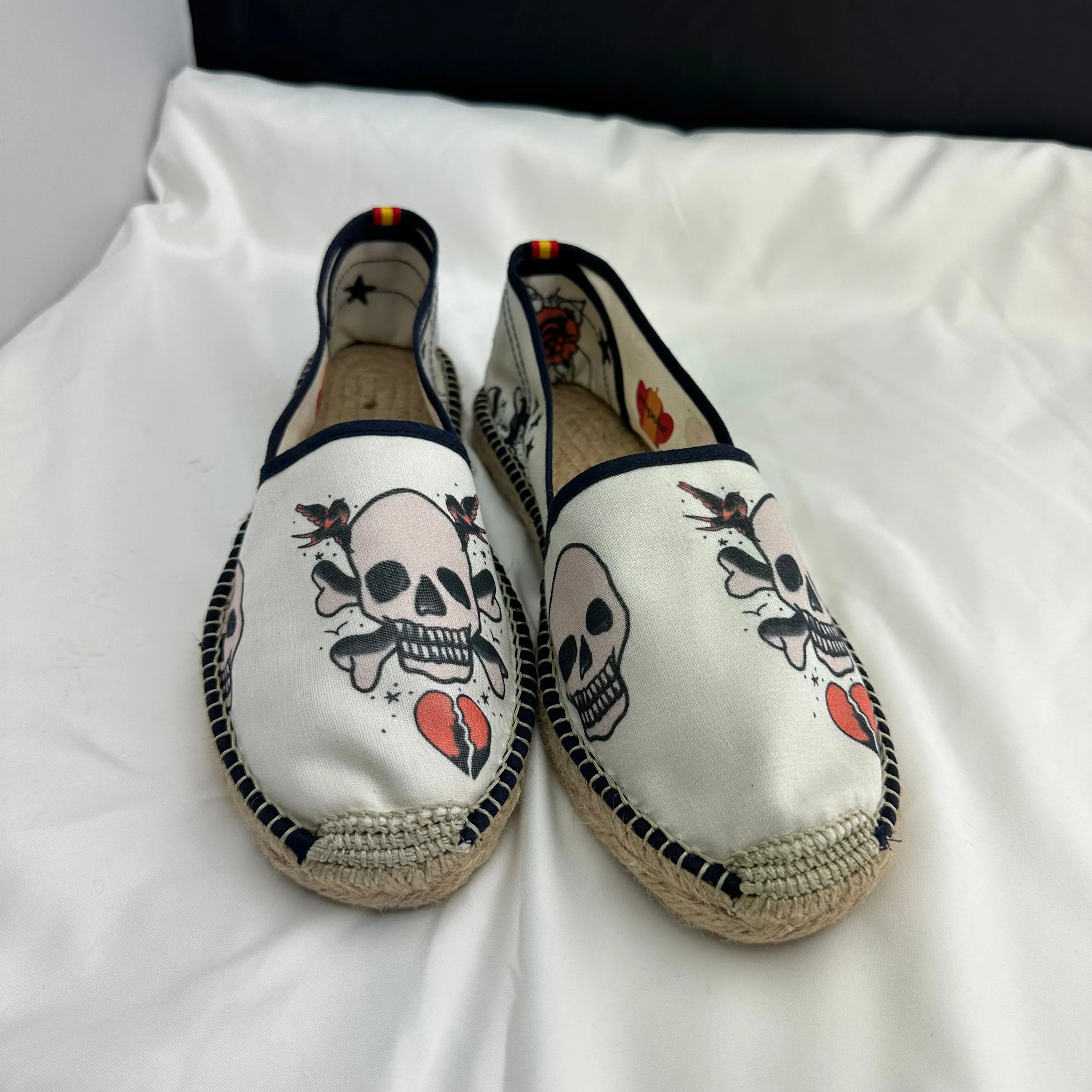 Respoke Fernanda Espadrille Flats in Cream/Multi