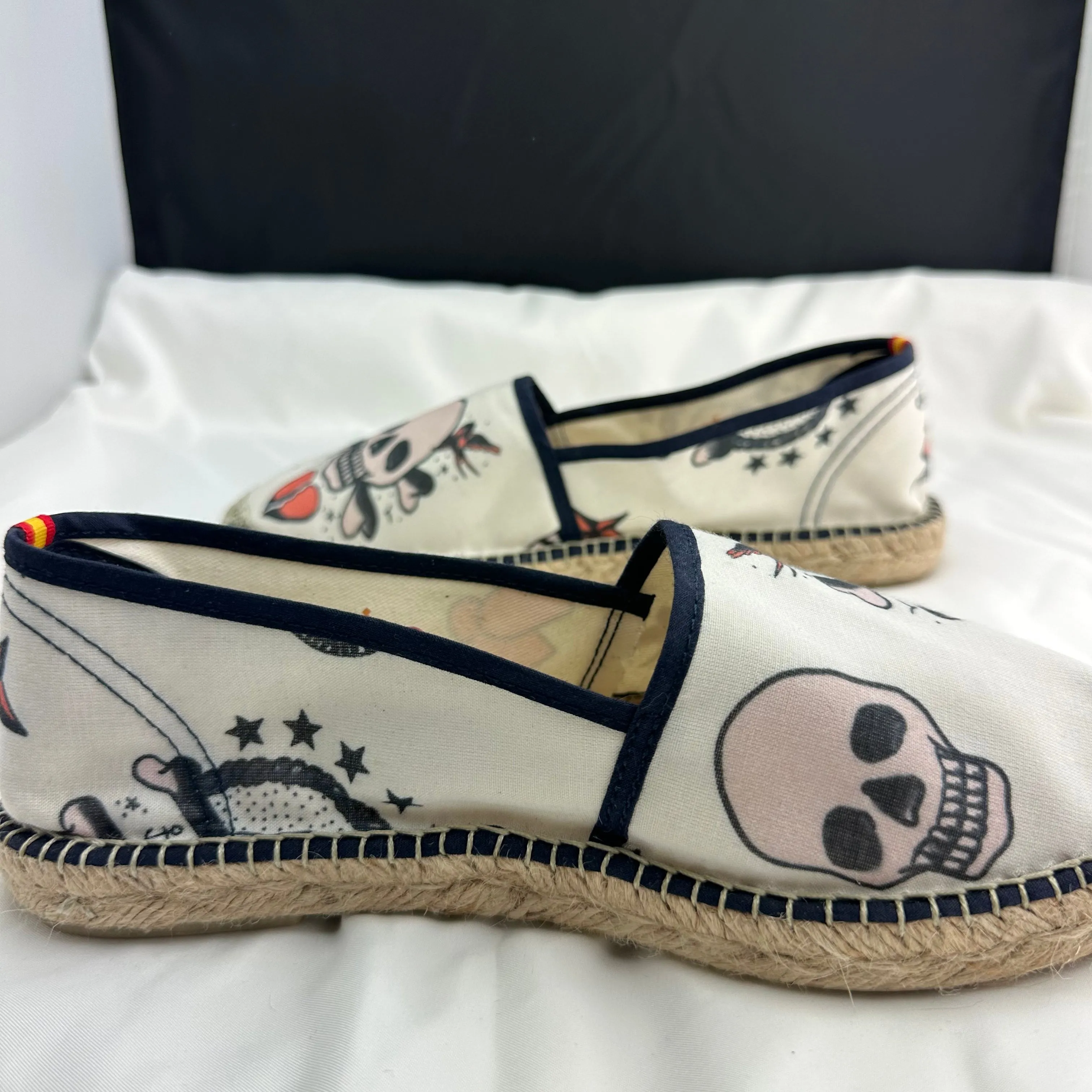 Respoke Fernanda Espadrille Flats in Cream/Multi