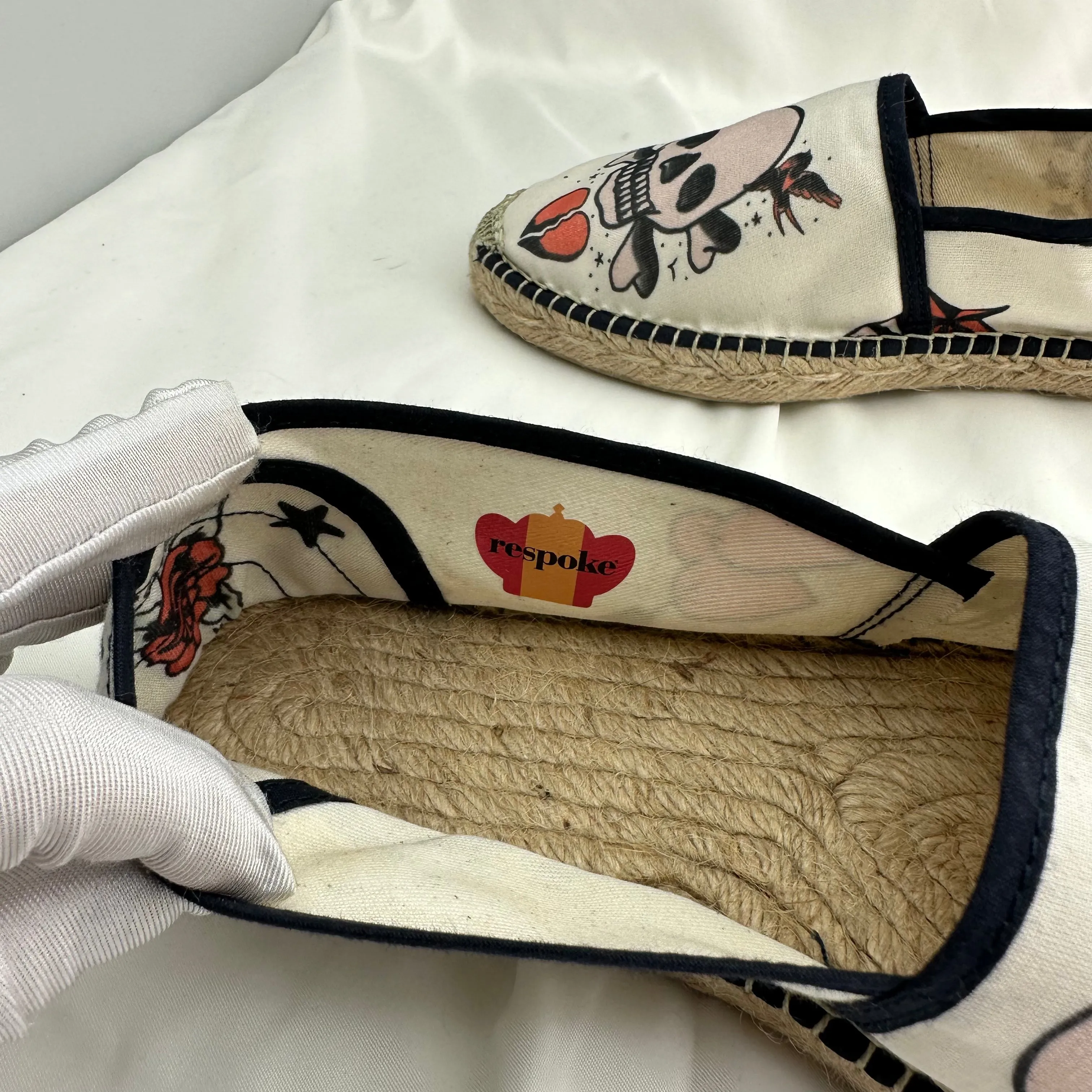 Respoke Fernanda Espadrille Flats in Cream/Multi