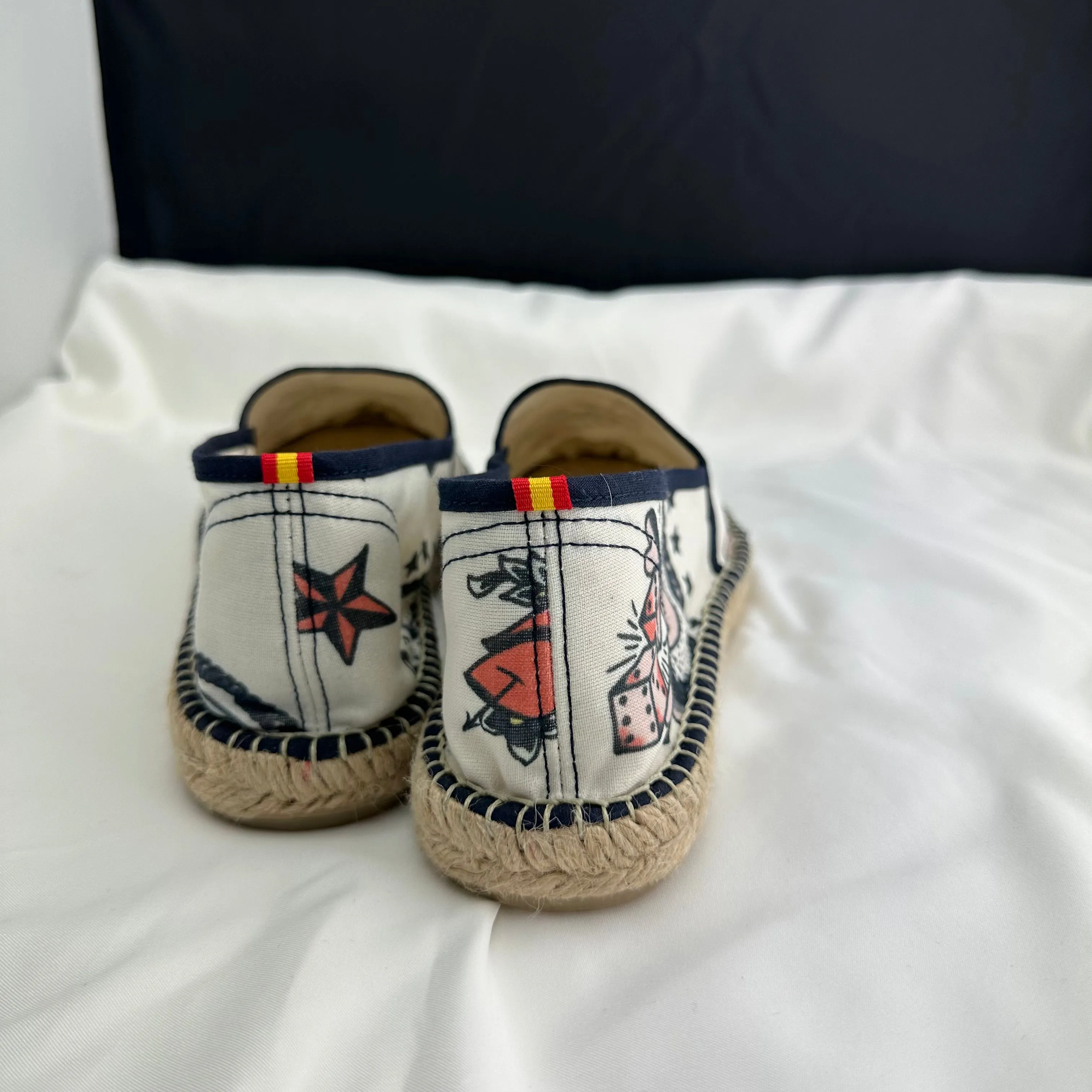 Respoke Fernanda Espadrille Flats in Cream/Multi