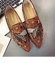 Rivet flat Shoes women Fashion Casual lazy Loafers