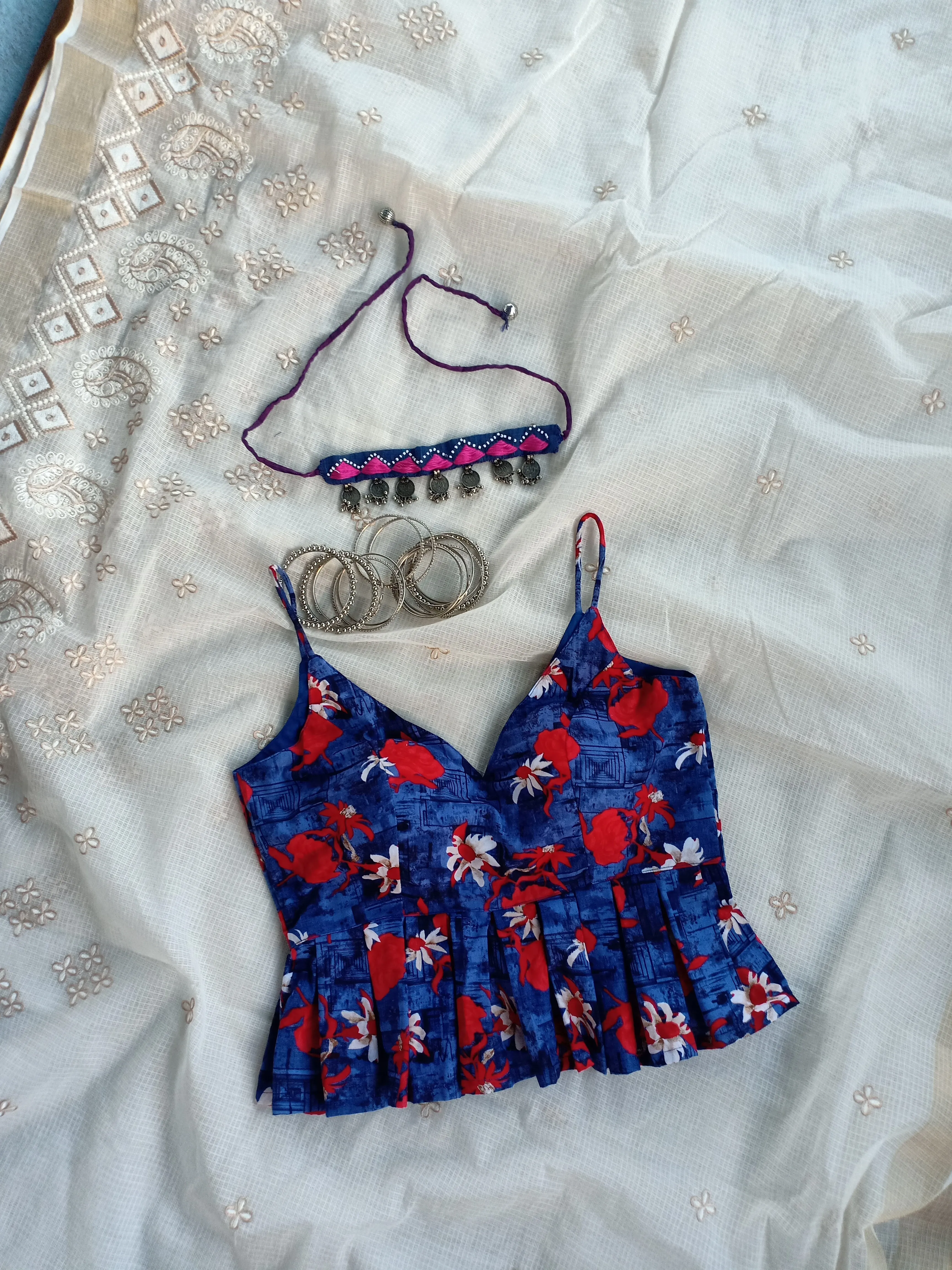Ruby Blouse - Indigo