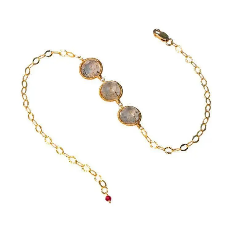 Rutilated Quartz Bracelet