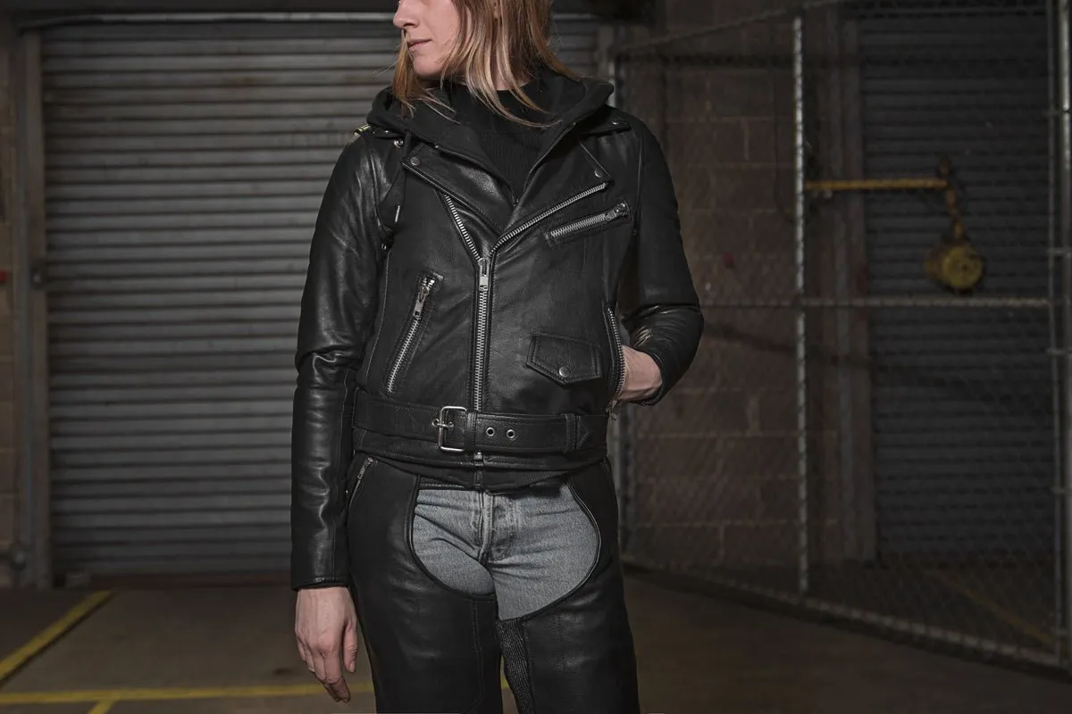 Ryman - Women's Motorcycle Leather Jacket - Extreme Biker Leather