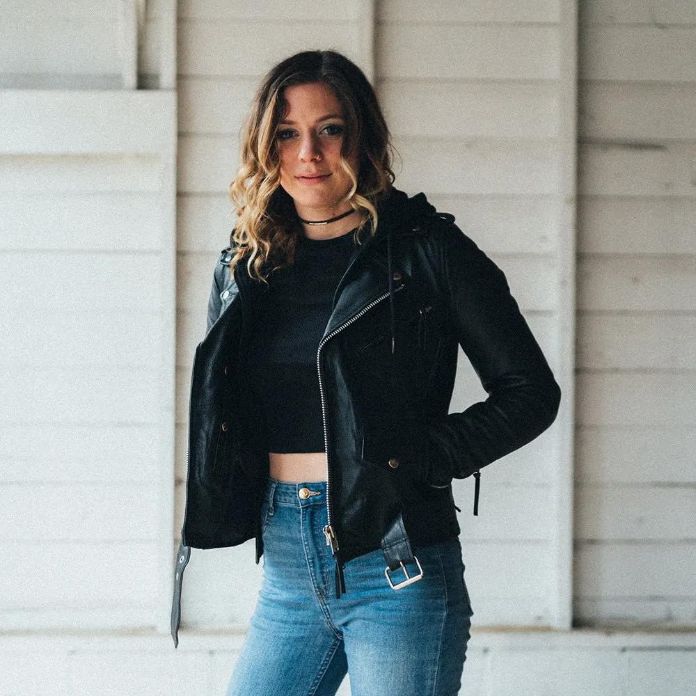 Ryman - Women's Motorcycle Leather Jacket - Extreme Biker Leather