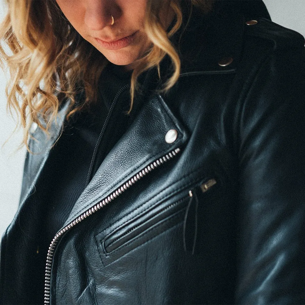 Ryman - Women's Motorcycle Leather Jacket - Extreme Biker Leather