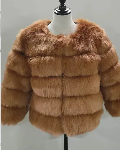 S-5XL Mink Coats Autumn Winter Fluffy Black Faux Fur Coat Women Elegant Thick Warm Faux Fur Jackets for Women Tops Jacket Teddy