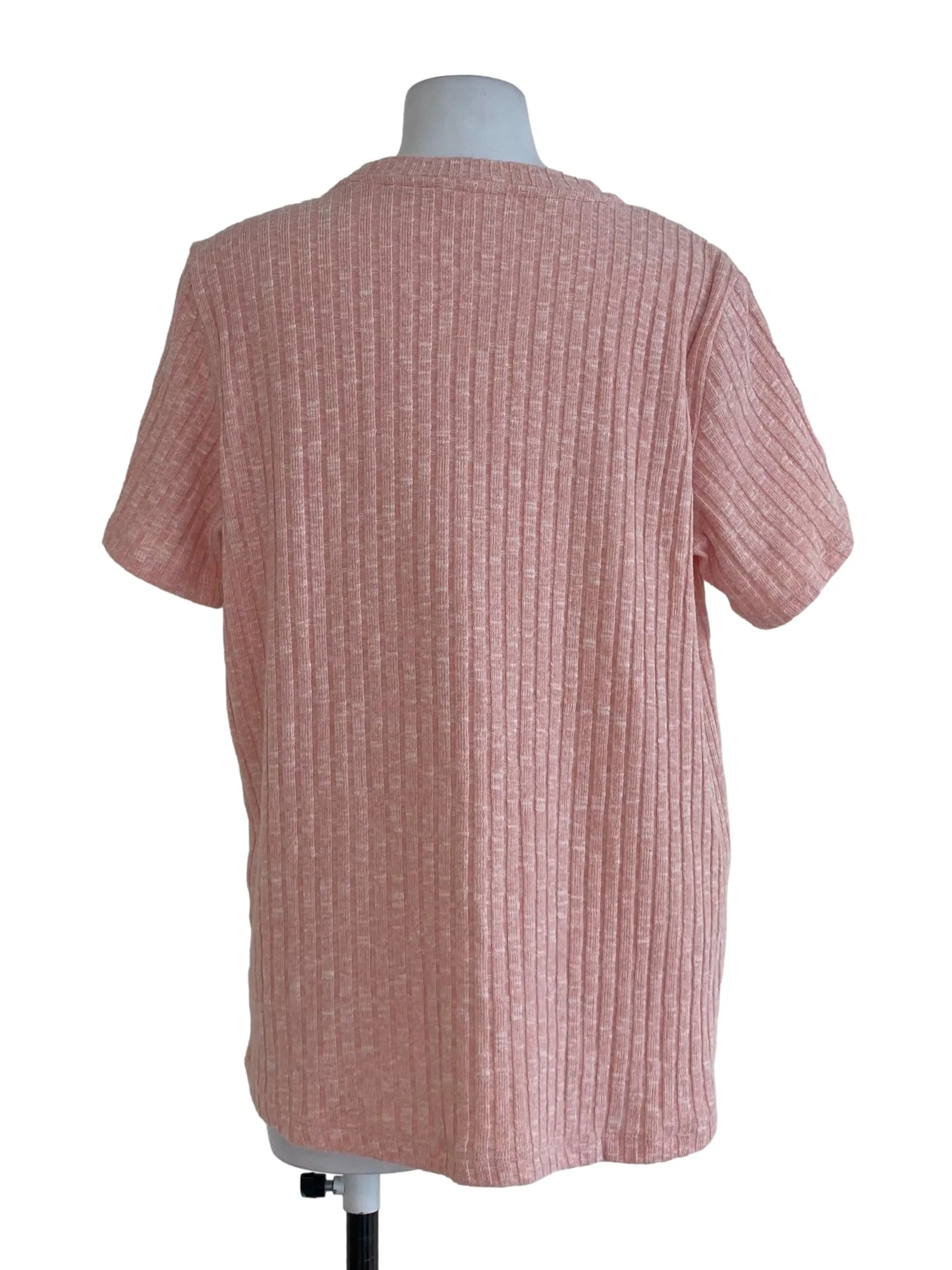 Salmon Pencil Stripe T-Shirt