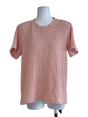 Salmon Pencil Stripe T-Shirt
