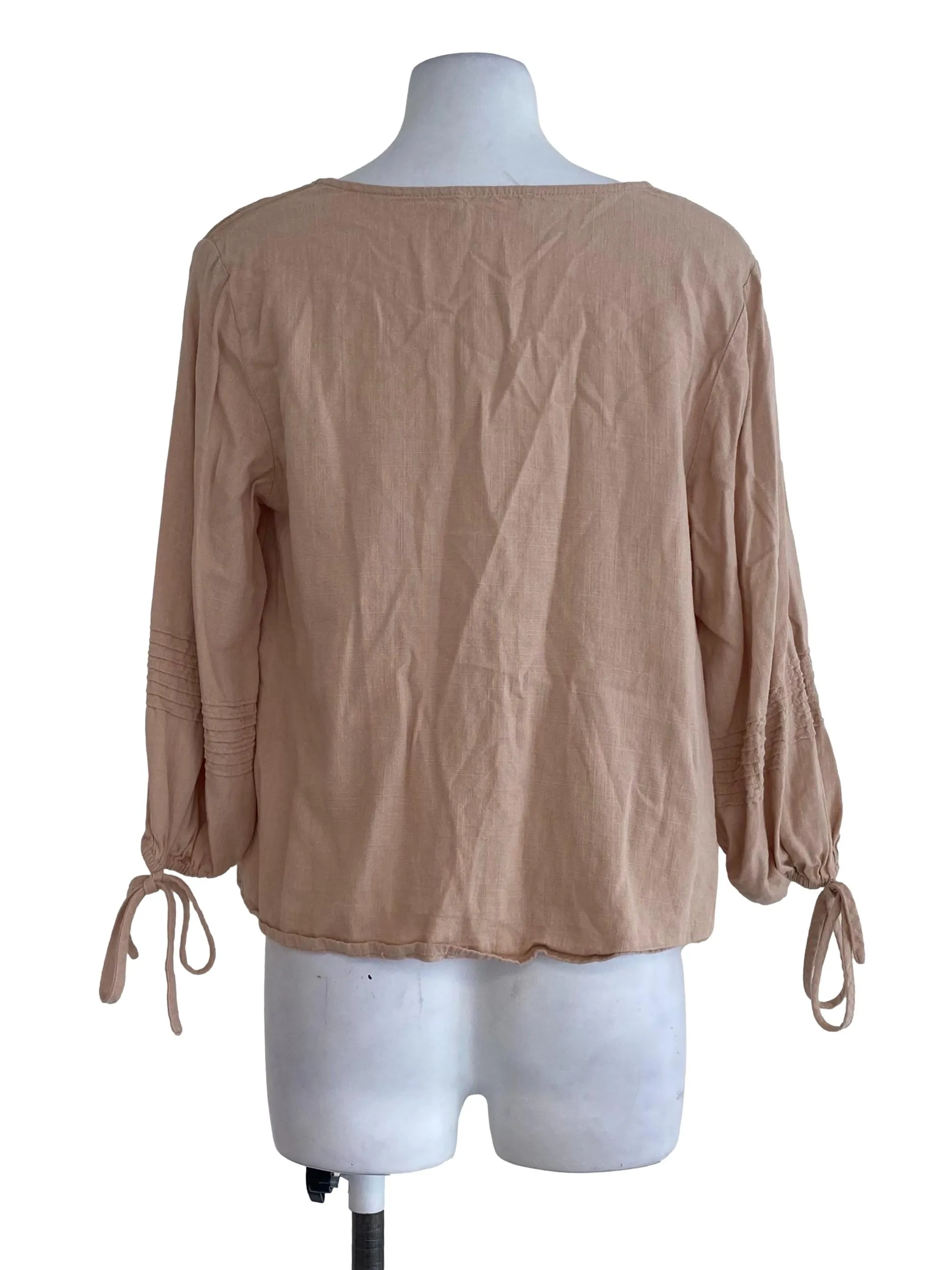 Salmon Plain Blouse
