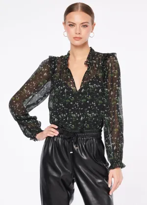 Sandy Blouse (Winter Floral)
