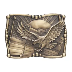 Sculpted American Flag Buckle